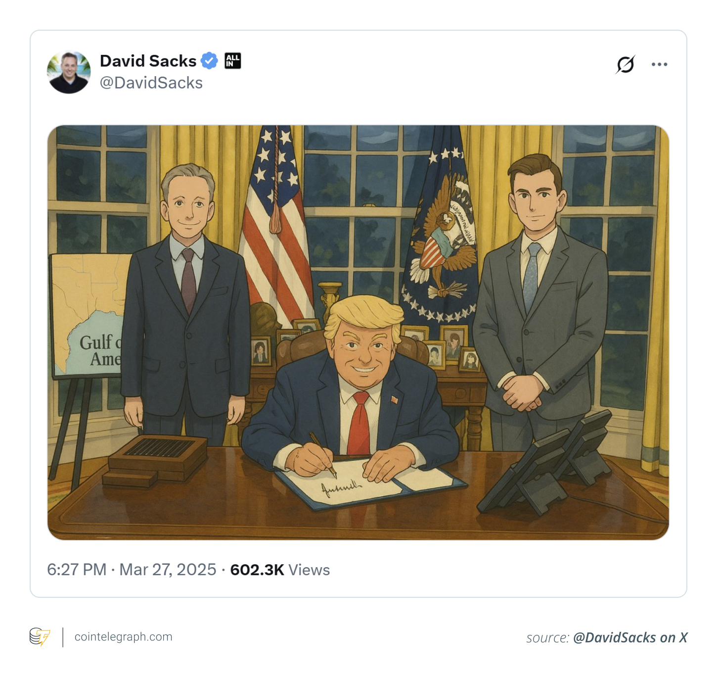 A Ghibli-esque image of David Sacks